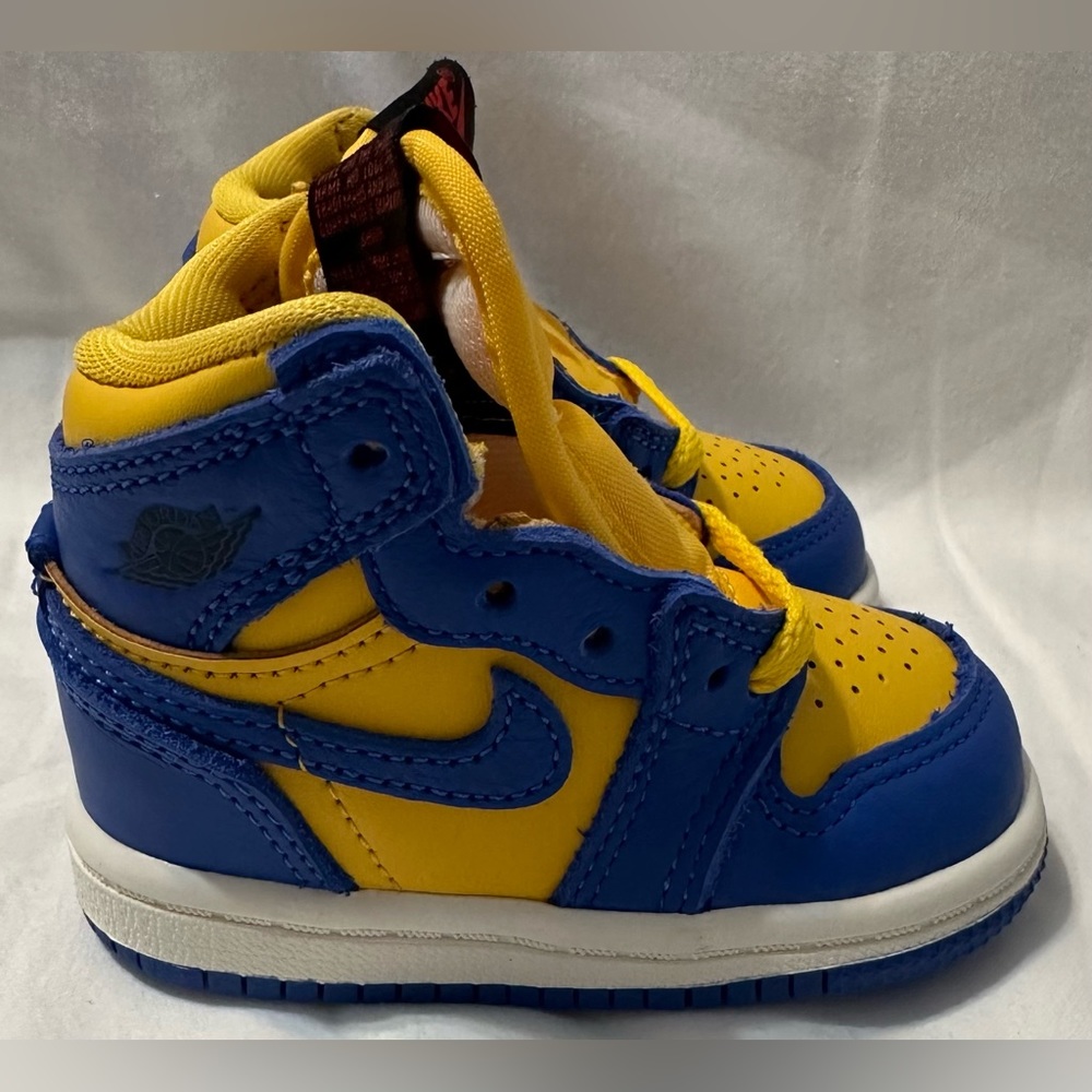 Nike Air Jordan 1 Retro High OG TD Yellow FD2598-700. Toddler Size.